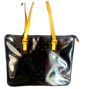 Patent Leather Monogram Handbag
